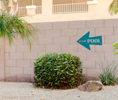 Metal Pool Sign - Simply Royal Design